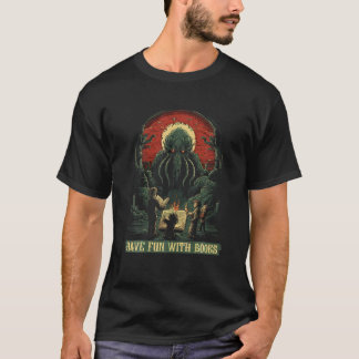 Cthulhu Necronomicon Zitat Kosmischer Horror Cthul T-Shirt