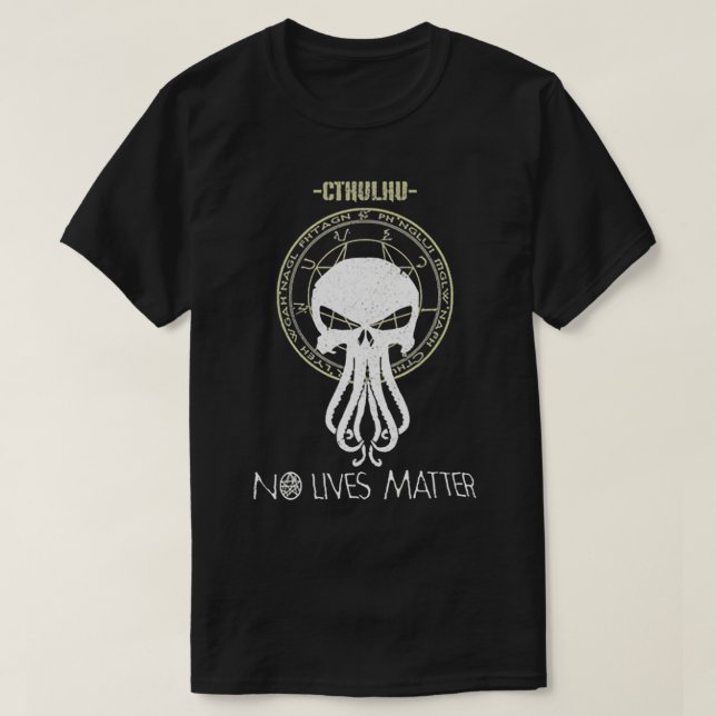 Cthulhu No Lives Brettspiel  T-Shirt (Design vorne)