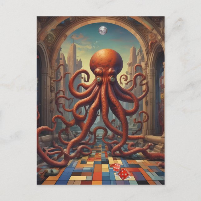 Cthulhu Paradise Lost Postkarte (Vorderseite)