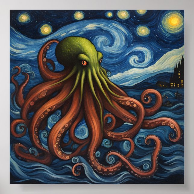 Cthulhu Post-Impressionismus Poster (Vorne)