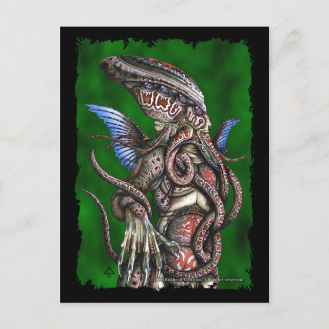 Cthulhu Postcard Postkarte (Vorderseite)