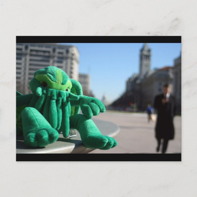 Cthulhu Postkarte (Vorderseite)