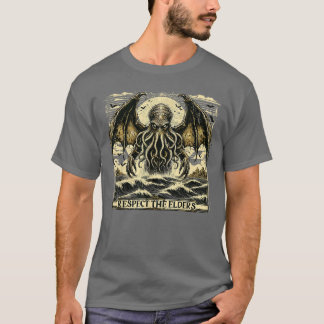 Cthulhu Respektiere die Ältesten Vintage Kosmische T-Shirt