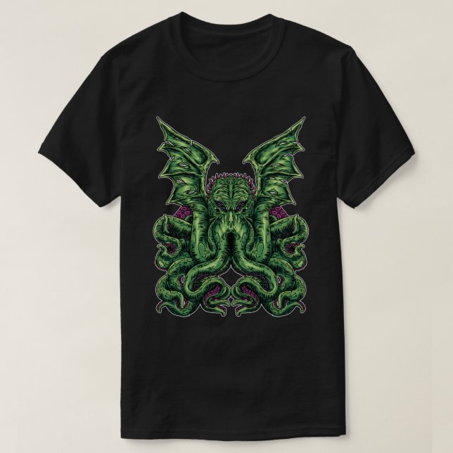 Cthulhu Rising T-Shirt (Design vorne)
