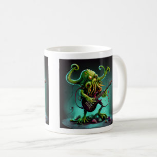 Cthulhu Rock 'n Roll Classic Tasse, 11 oz Kaffeetasse
