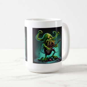 Cthulhu Rock 'n Roll Classic Tasse, 15 oz Kaffeetasse