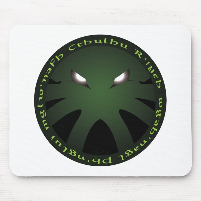 Cthulhu Roundel Mousepad (Vorne)