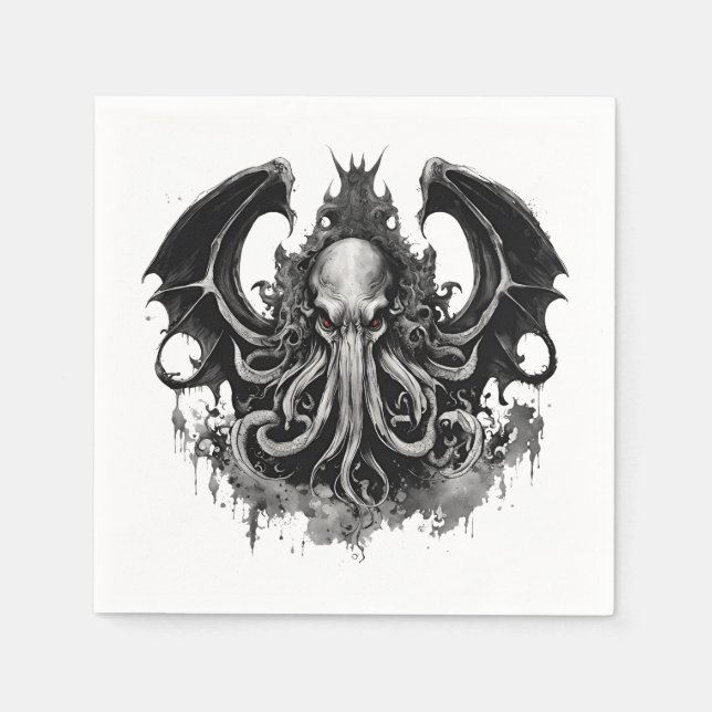 Cthulhu Serviette (Vorderseite)