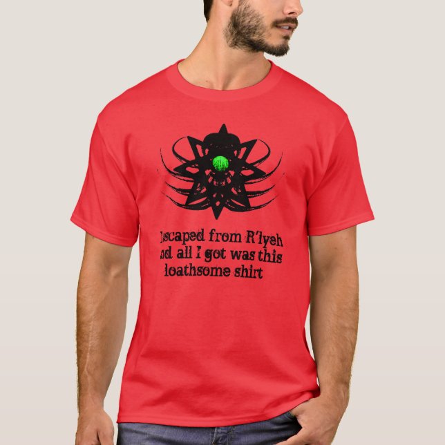 Cthulhu Shirt - Entweichen von R'lyeh (Vorderseite)