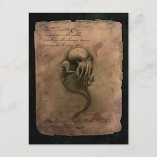 Cthulhu Spawn Postkarte