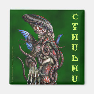 Cthulhu Square Magnet