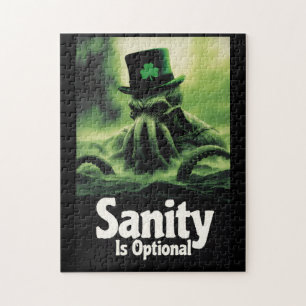 Cthulhu St. Patrick's Day Irischer Mythos-Puzzle Puzzle