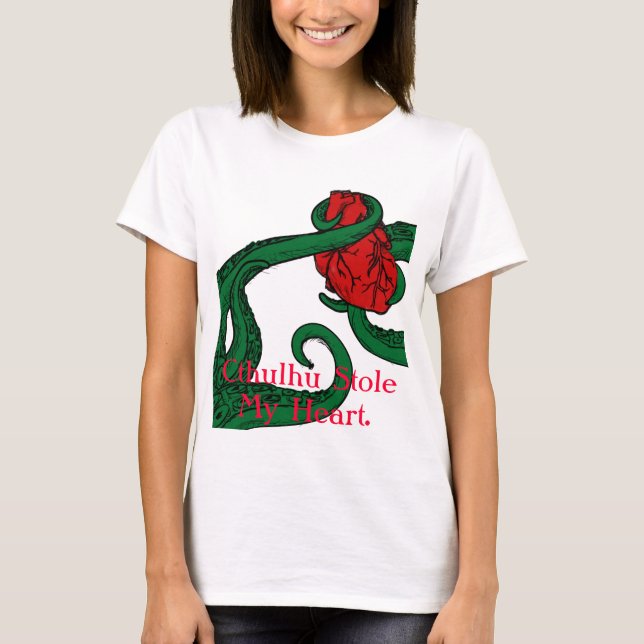 Cthulhu stahl mein Herz. Shirt (Vorderseite)