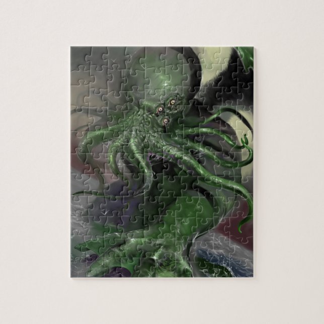 Cthulhu steigender Pferdestärke Lovecraft Puzzle (Vertikal)