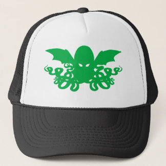 Cthulhu Trucker Hat - Green Truckerkappe