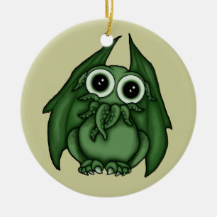 Cthulhu Verzierung Keramikornament