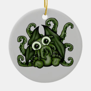 Cthulhu Verzierung Keramikornament