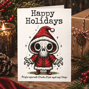 Cthulhu Weihnachten Gruselig Okkult Fröhlich