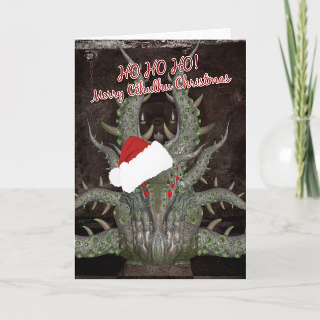 Cthulhu Weihnachtskarte - Cthulhu Feiertagskarte (Vorderseite)