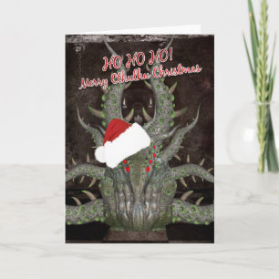 Cthulhu Weihnachtskarte - Cthulhu Feiertagskarte