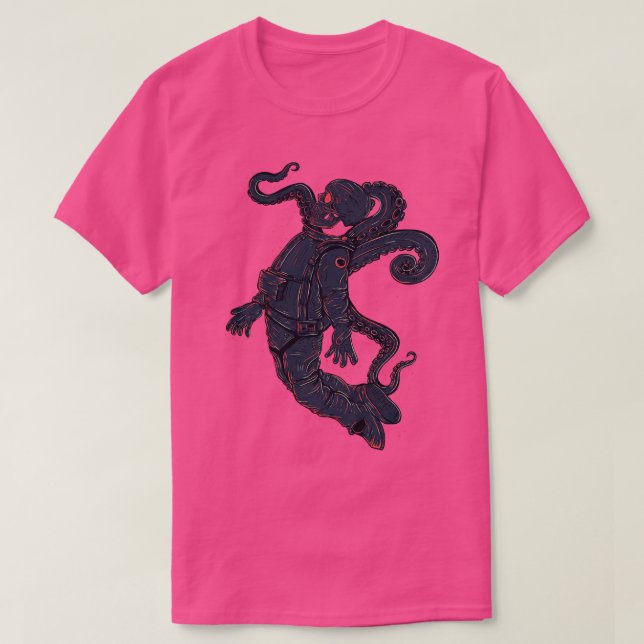 Cthulhu Weltraummann T-Shirt (Design vorne)