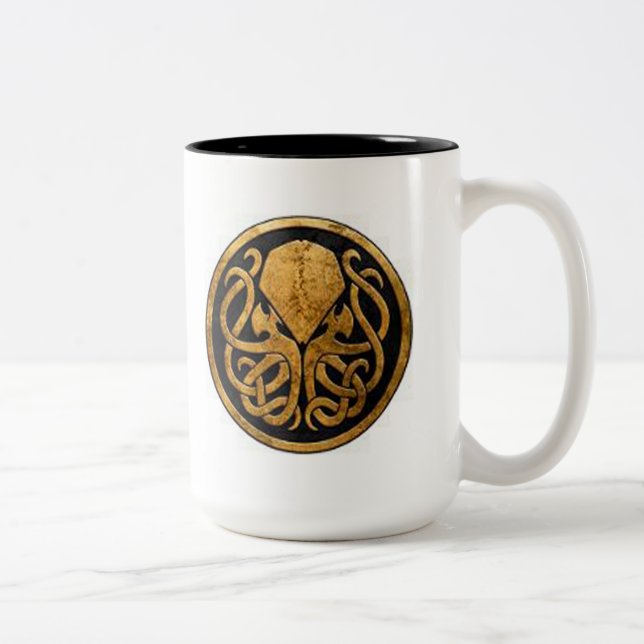Cthulhu Zweifarbige Tasse (Rechts)
