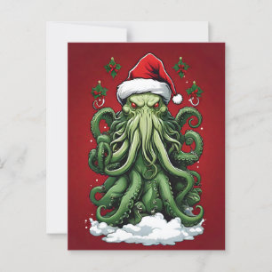 Cthulhus Weihnachtsregime: Ein erschreckendes Weih Postkarte