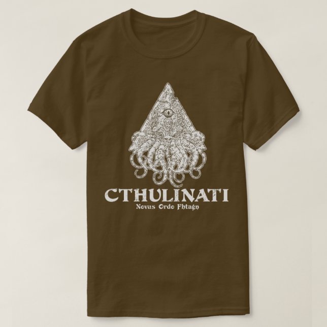 Cthulinati für dunkle Shirts (Design vorne)