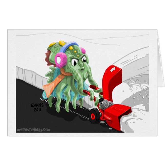 Cthulu Schneefräse (Vorderseite (Horizontal))