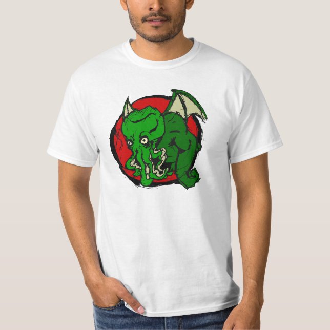 Cthulu Wert-T-Shirt T-Shirt (Vorderseite)