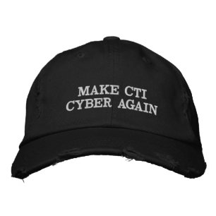 CTI Cyber Hat Bestickte Baseballkappe