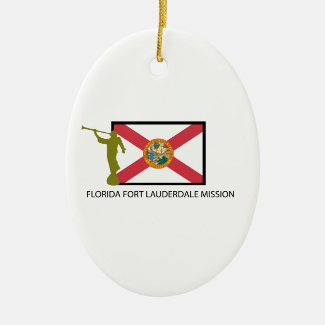 CTR DES FLORIDA-FORT LAUDERDALE-AUFTRAG-LDS KERAMIK ORNAMENT (Vorne)