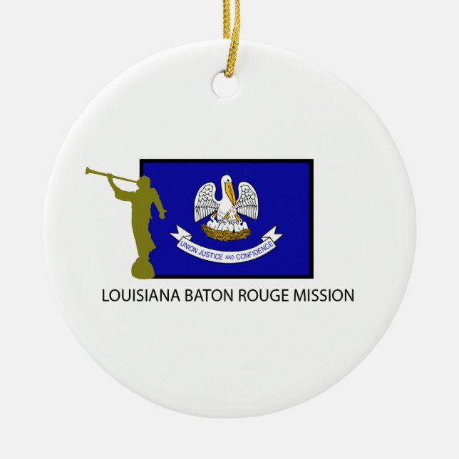 CTR DES LOUISIANA-BATON ROUGE-AUFTRAG-LDS KERAMIKORNAMENT (Vorne)