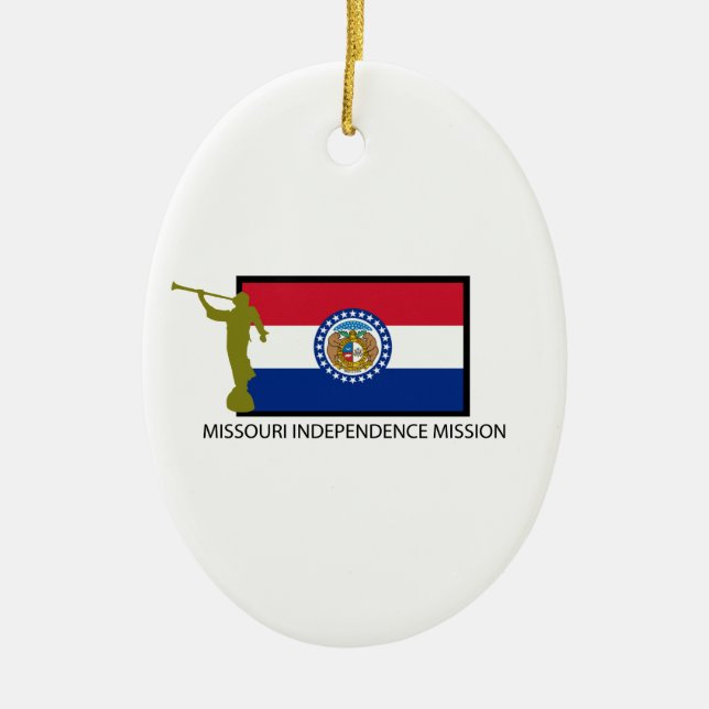 CTR DES MISSOURI-UNABHÄNGIGKEITS-AUFTRAG-LDS KERAMIK ORNAMENT (Vorne)