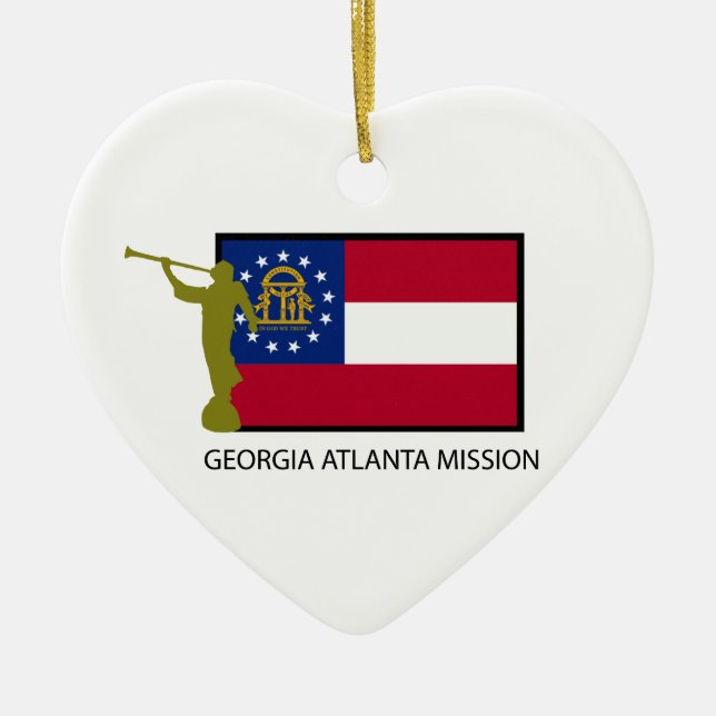 CTR GEORGIA ATLANTA AUFTRAG-LDS KERAMIKORNAMENT (Vorne)