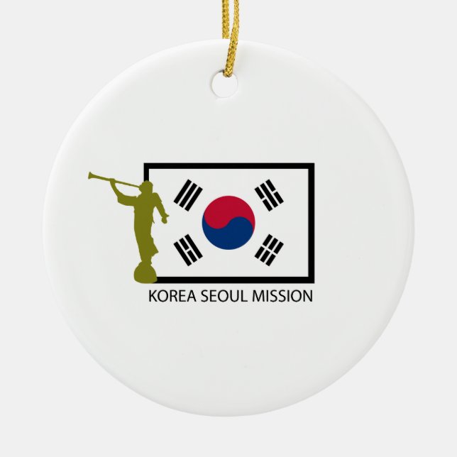 CTR KOREAS SEOUL AUFTRAG-LDS KERAMIK ORNAMENT (Vorne)
