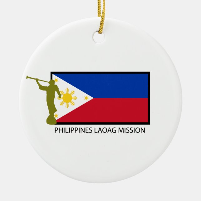 CTR PHILIPPINEN LAOAG AUFTRAG-LDS KERAMIK ORNAMENT (Vorne)