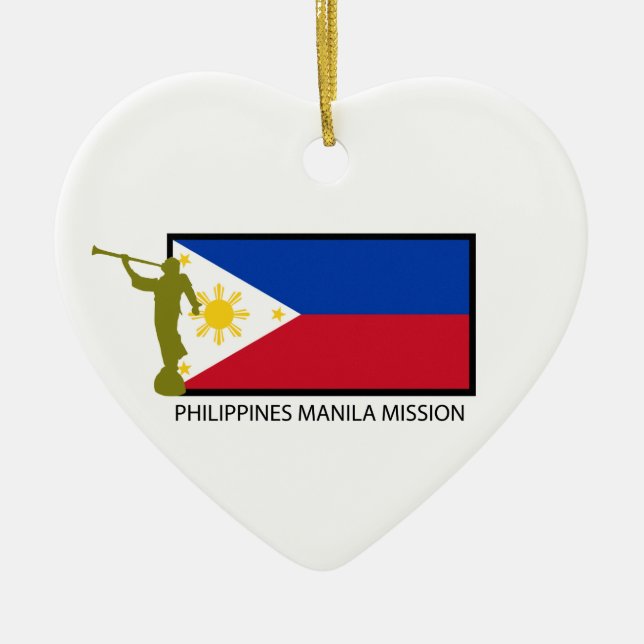CTR PHILIPPINEN MANILA AUFTRAG-LDS KERAMIK ORNAMENT (Vorne)