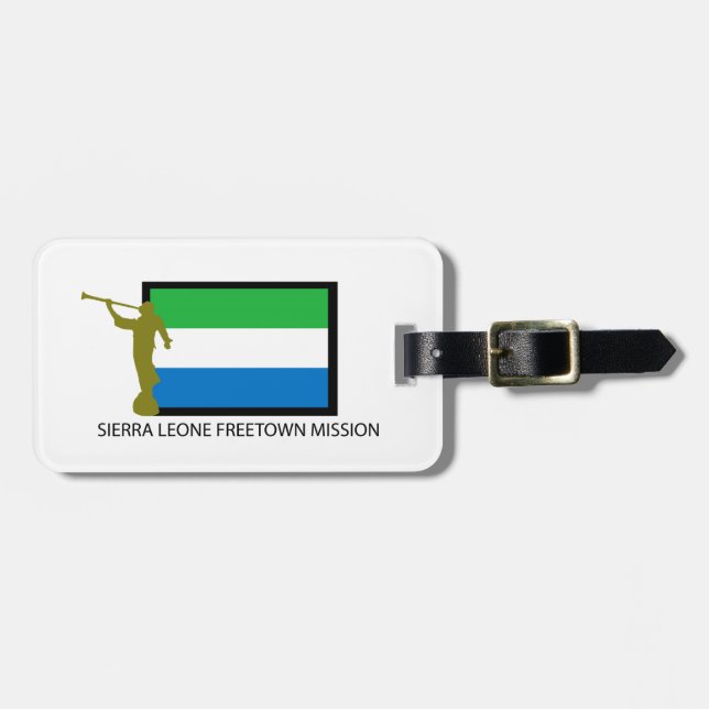 CTR SIERRA LEONE-FREETOWN-AUFTRAG-LDS GEPÄCKANHÄNGER (Vorderseite horizontal)