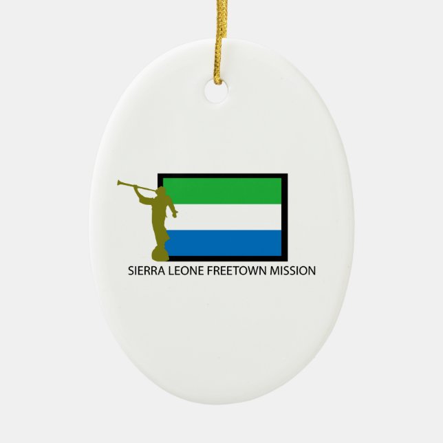CTR SIERRA LEONE-FREETOWN-AUFTRAG-LDS KERAMIK ORNAMENT (Vorne)