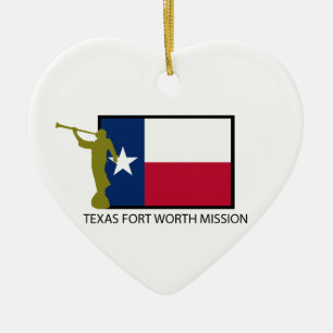 CTR TEXAS FORT WORTH AUFTRAG-LDS KERAMIK ORNAMENT