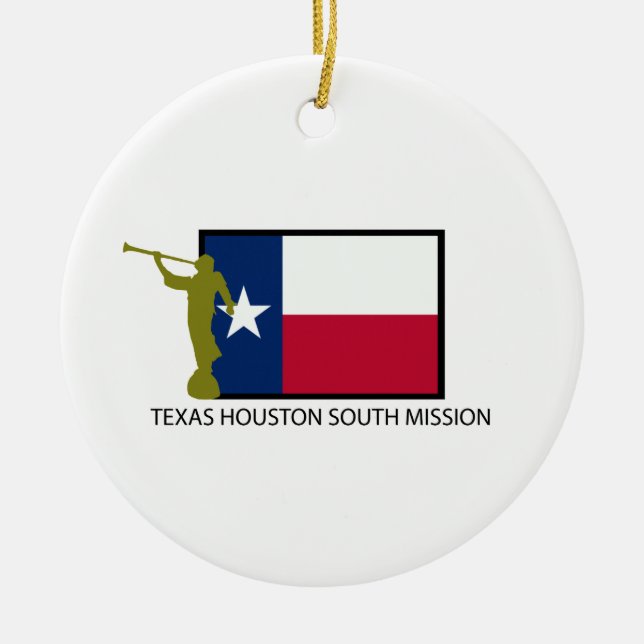 CTR TEXAS HOUSTON SUOTH AUFTRAG-LDS KERAMIK ORNAMENT (Vorne)