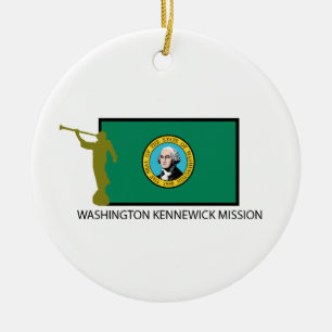CTR WASHINGTONS KENNEWICK AUFTRAG-LDS KERAMIKORNAMENT