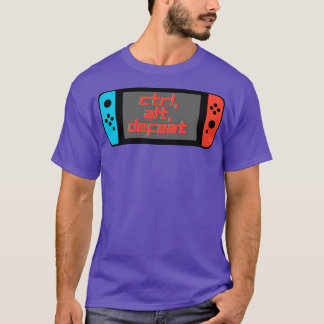 Ctrl Alt Defeat Design T-Shirt