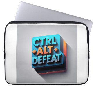 "Ctrl+Alt+Defeat" tongue-in-cheek Laptopschutzhülle