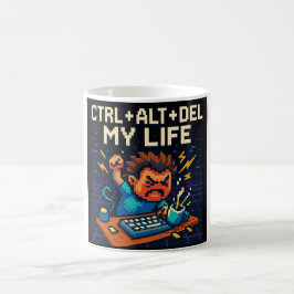 CTRL - ALT - DEL MY LIFE MUG KAFFEETASSE