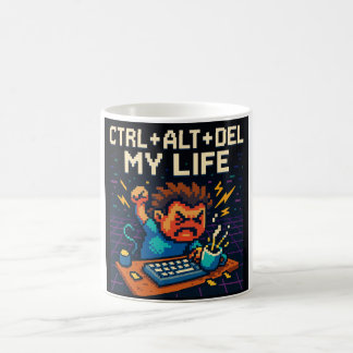 CTRL - ALT - DEL MY LIFE MUG KAFFEETASSE