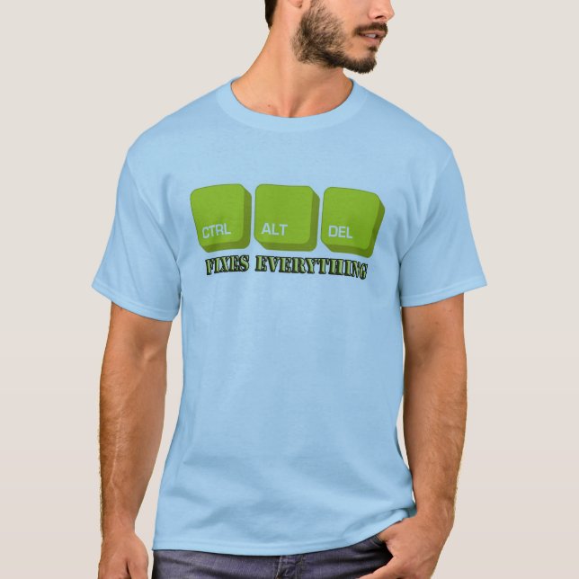 Ctrl Alt del T-Shirt (Vorderseite)