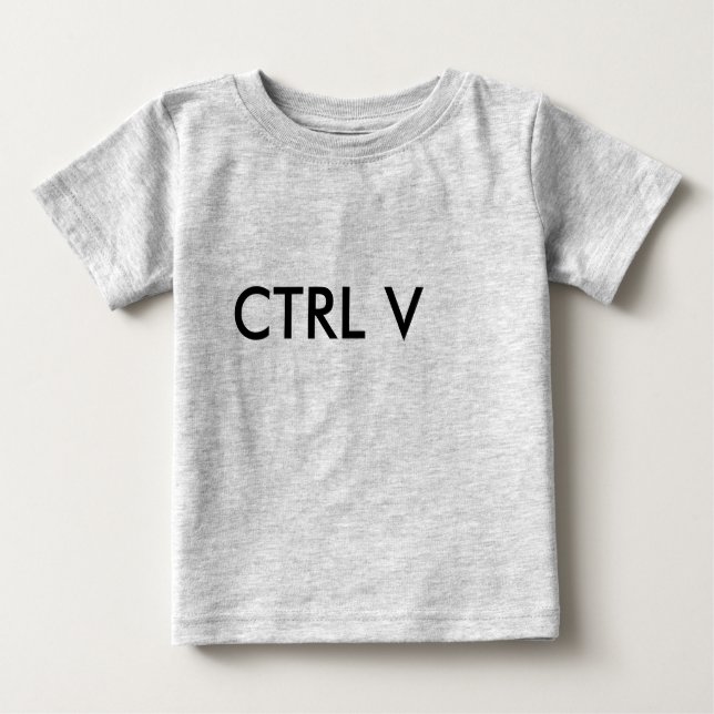 CTRL V BABY T-SHIRT (Vorderseite)