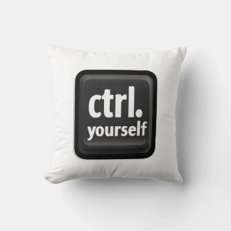 „Ctrl Yourself“-Tastendesign – Minimalistischer Mo Kissen